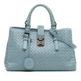 Small Nappa Intrecciato Roma Satchel
