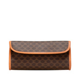 Macadam Coated Canvas Clutch