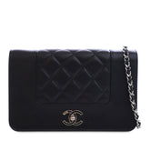 Quilted Lambskin Mademoiselle Wallet on Chain