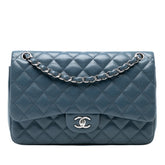 Jumbo Classic Caviar Double Flap