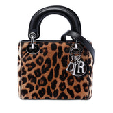 Mini Pony Hair Leopard Print Lady Dior