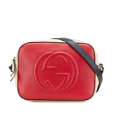 Small Tricolor Leather Soho Disco Crossbody