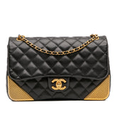 Quilted Calfskin Rock The Corner Flap