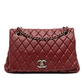 Large Quilted Lambskin New Bubble Flap