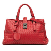 Small Nappa Intrecciato Roma Satchel