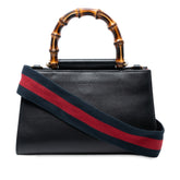 Mini Nappa Bamboo Nymphaea Top Handle Bag