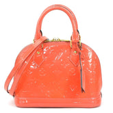 Louis Vuitton Alma Handbag Monogram Vernis