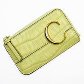 Chloe Zip wallet leather Embossed leather