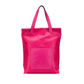 Anagram Leather Shopper Tote