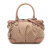 Diamante Canvas Sukey Satchel