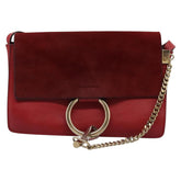 Chloe Faye Crossbody Leather and Suede