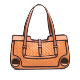 Calfskin Intreccio Border Sphere Tote