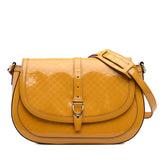 Microguccissima Patent Stirrup Crossbody