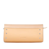 Studded Leather Clutch