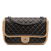 Jumbo Classic Bicolor Lambskin Twist Flap