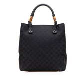 GG Canvas Bamboo Tote