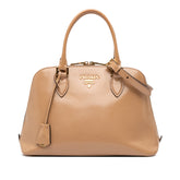 Medium Saffiano Vernice Promenade Satchel