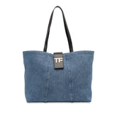 Small Denim TF Tote