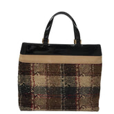 Burberry Nova Check Tote canvas check pattern