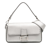 Leather Selleria Baguette Satchel