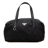 Saffiano Trimmed Tessuto Handbag