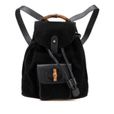 Suede Bamboo Backpack