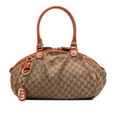 GG Canvas Sukey Satchel