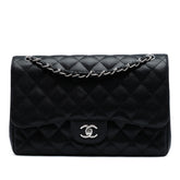 Jumbo Classic Caviar Double Flap