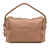 Medium Pebbled Calfskin Bella Shoulder Bag