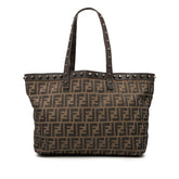 Medium Zucca Canvas Studded Roll Tote