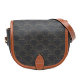 Medium Triomphe Coated Canvas Folco Crossbody