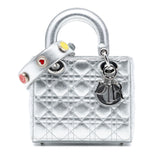 Small Metallic Grained Calfskin Cannage My ABCDior Lady Dior