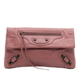 Lambskin Motocross Classic Envelope Clutch