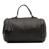 Medium Pebbled Calfskin Soho Boston Bag