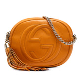 Mini Pebbled Calfskin Soho Chain Crossbody