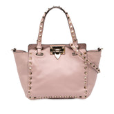 Mini Leather Rockstud Trapeze Satchel