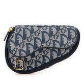 Diorissimo Canvas Saddle Pouch