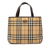 House Check Coated Canvas Tote
