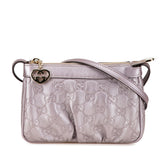 Small Metallic Guccissima Lovely Crossbody