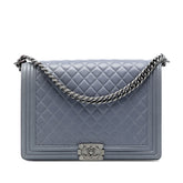 Large Quilted Lambskin Boy Flap