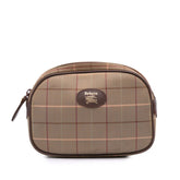 Vintage Check Canvas Clutch