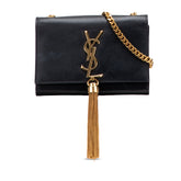 Small Leather Monogram Kate Tassel Crossbody