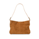 C Macadam Suede Shoulder Bag