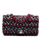 Medium Classic Sequined Tweed Double Flap