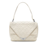 CC Quilted Lambskin Padded Envelope Double Flap