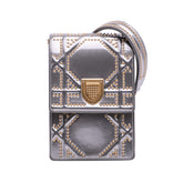 Metallic Studded Calfskin Vertical Diorama