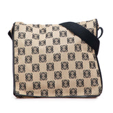 Anagram Canvas Messenger Bag