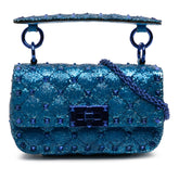 Mini Glitter Rockstud Spike Satchel