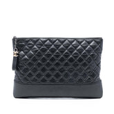 Large Aged Calfskin Gabrielle O Case Clutch