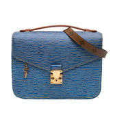 Epi Denim Pochette Metis